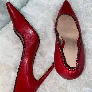 Zara red shoes